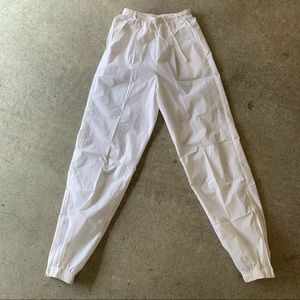 Champs Vintage white track pants // small